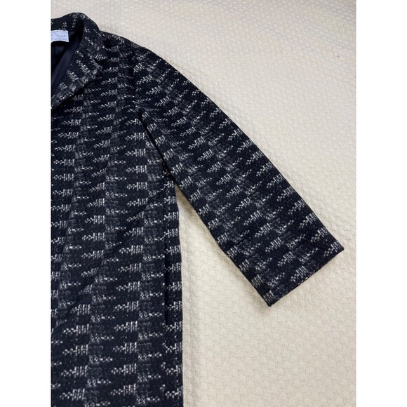 Dusan Wool/ Silk Blend Tweed Coat Size XL Made In Italy *holes - Picture 7 of 16